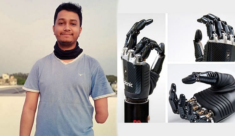 Tanmay Chavan fundraiser Bionic arm